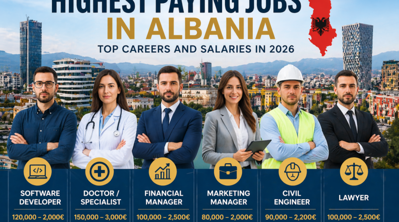 Highest paying jobs in Albania