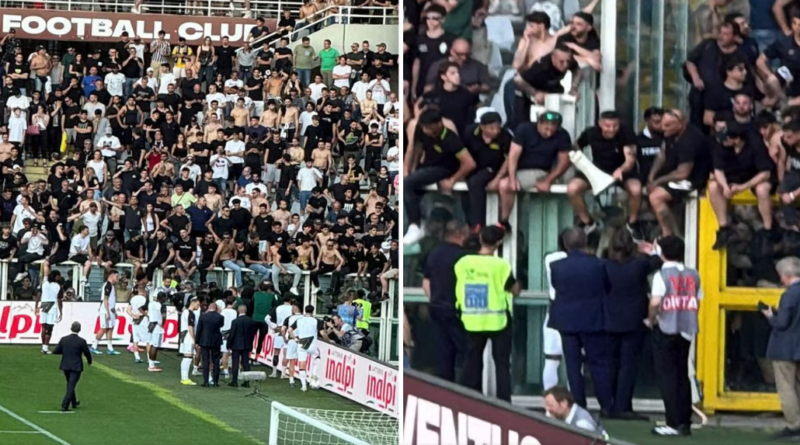 Juventus fan injured before Torino derby